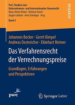 E-Book (pdf) Das Verfahrensrecht der Verrechnungspreise von Johannes Becker, Gerit Kimpel, Andreas Oestreicher