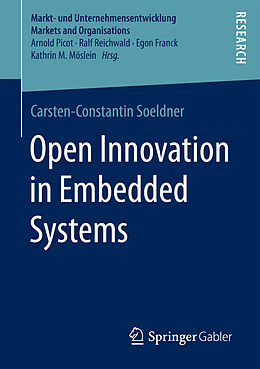 Couverture cartonnée Open Innovation in Embedded Systems de Carsten-Constantin Soeldner