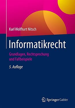 E-Book (pdf) Informatikrecht von Karl Wolfhart Nitsch