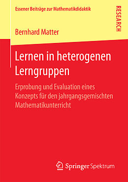 Kartonierter Einband Lernen in heterogenen Lerngruppen von Bernhard Matter