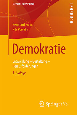 Kartonierter Einband Demokratie von Bernhard Frevel, Nils Voelzke