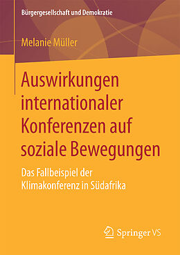 Kartonierter Einband Auswirkungen internationaler Konferenzen auf soziale Bewegungen von Melanie Müller