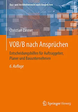 E-Book (pdf) VOB/B nach Ansprüchen von Christian Zanner