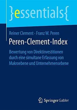 E-Book (pdf) Peren-Clement-Index von Reiner Clement, Franz W. Peren