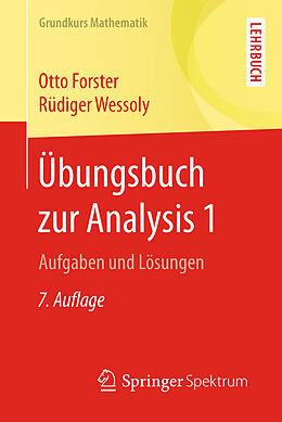 Kartonierter Einband Übungsbuch zur Analysis 1 von Otto Forster, Rüdiger Wessoly