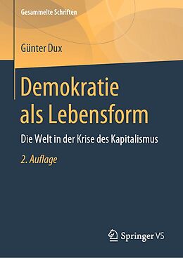 E-Book (pdf) Demokratie als Lebensform von Günter Dux