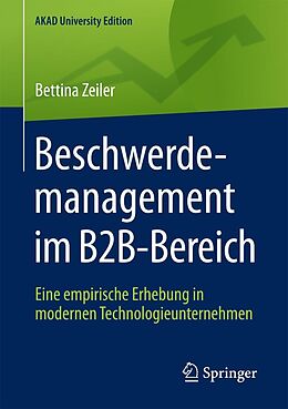 E-Book (pdf) Beschwerdemanagement im B2B-Bereich von Bettina Zeiler