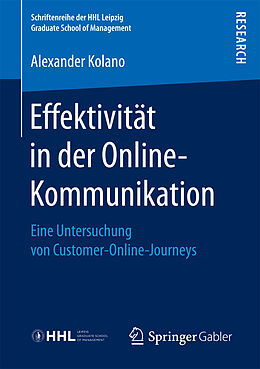 Kartonierter Einband Effektivität in der Online-Kommunikation von Alexander Kolano