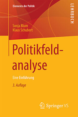 Kartonierter Einband Politikfeldanalyse von Sonja Blum, Klaus Schubert