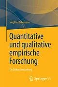 E-Book (pdf) Quantitative und qualitative empirische Forschung von Siegfried Schumann
