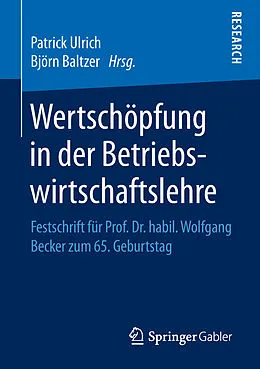 E-Book (pdf) Wertschöpfung in der Betriebswirtschaftslehre von 
