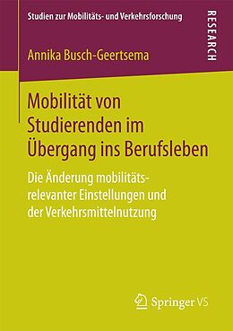 E-Book (pdf) Mobilität von Studierenden im Übergang ins Berufsleben von Annika Busch-Geertsema