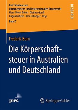 E-Book (pdf) Die Körperschaftsteuer in Australien und Deutschland von Frederik Born