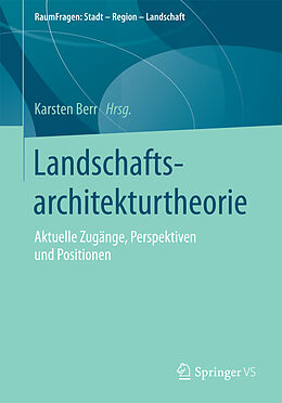 Kartonierter Einband Landschaftsarchitekturtheorie von 