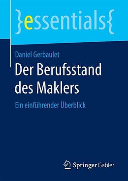 E-Book (pdf) Der Berufsstand des Maklers von Daniel Gerbaulet