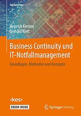 E-Book (pdf) Business Continuity und IT-Notfallmanagement von Heinrich Kersten, Gerhard Klett