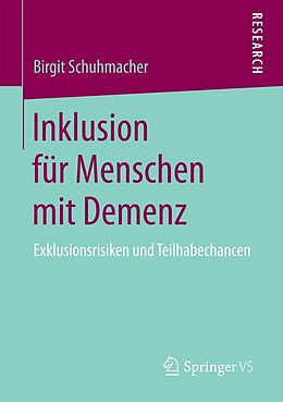 E-Book (pdf) Inklusion für Menschen mit Demenz von Birgit Schuhmacher