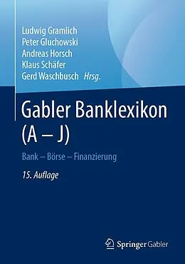 E-Book (pdf) Gabler Banklexikon (A  J) von 