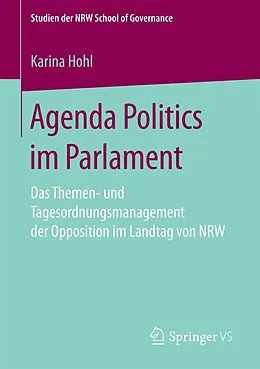 E-Book (pdf) Agenda Politics im Parlament von Karina Hohl