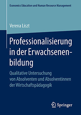Kartonierter Einband Professionalisierung in der Erwachsenenbildung von Verena Liszt