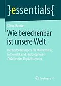 E-Book (pdf) Wie berechenbar ist unsere Welt von Klaus Mainzer