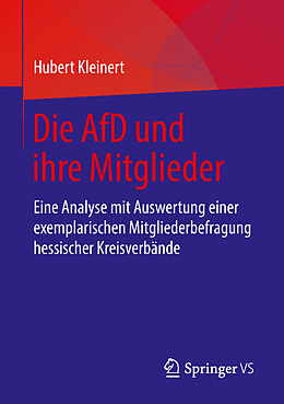 E-Book (pdf) Die AfD und ihre Mitglieder von Hubert Kleinert