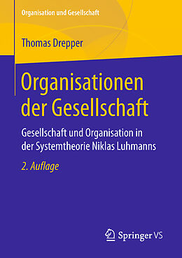 Kartonierter Einband Organisationen der Gesellschaft von Thomas Drepper