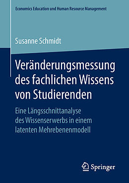 E-Book (pdf) Veränderungsmessung des fachlichen Wissens von Studierenden von Susanne Schmidt