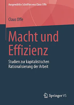 E-Book (pdf) Macht und Effizienz von Claus Offe
