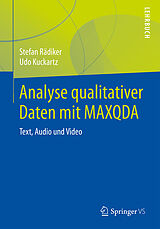 Kartonierter Einband Analyse qualitativer Daten mit MAXQDA von Stefan Rädiker, Udo Kuckartz