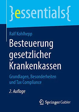 E-Book (pdf) Besteuerung gesetzlicher Krankenkassen von Ralf Kohlhepp
