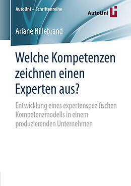 E-Book (pdf) Welche Kompetenzen zeichnen einen Experten aus? von Ariane Hillebrand