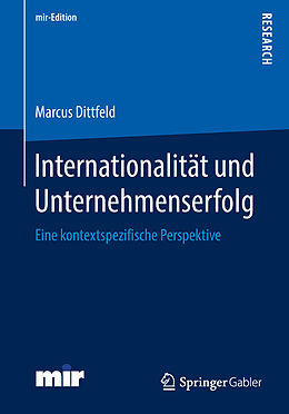 Kartonierter Einband Internationalität und Unternehmenserfolg von Marcus Dittfeld