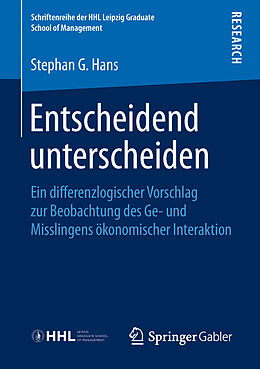E-Book (pdf) Entscheidend unterscheiden von Stephan G. Hans
