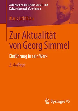 E-Book (pdf) Zur Aktualität von Georg Simmel von Klaus Lichtblau