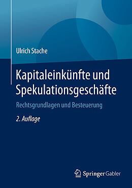 E-Book (pdf) Kapitaleinkünfte und Spekulationsgeschäfte von Ulrich Stache