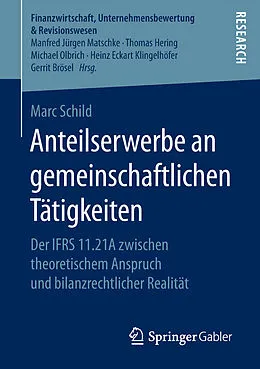E-Book (pdf) Anteilserwerbe an gemeinschaftlichen Tätigkeiten von Marc Schild