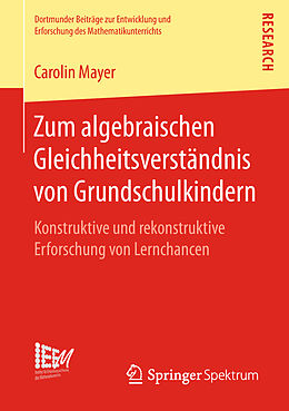 Kartonierter Einband Zum algebraischen Gleichheitsverständnis von Grundschulkindern von Carolin Mayer