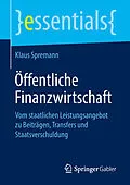 E-Book (pdf) Öffentliche Finanzwirtschaft von Klaus Spremann