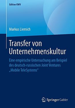 E-Book (pdf) Transfer von Unternehmenskultur von Markus Liemich