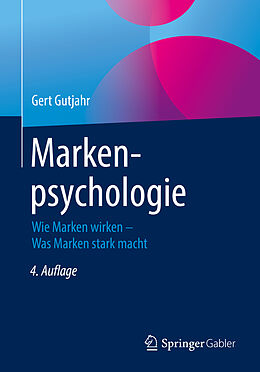Kartonierter Einband Markenpsychologie von Gert Gutjahr