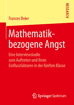 Kartonierter Einband Mathematikbezogene Angst von Frances Beier