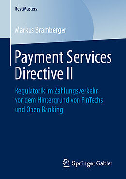 Kartonierter Einband Payment Services Directive II von Markus Bramberger