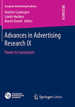 Kartonierter Einband Advances in Advertising Research IX von 