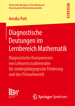 Kartonierter Einband Diagnostische Deutungen im Lernbereich Mathematik von Annika Pott