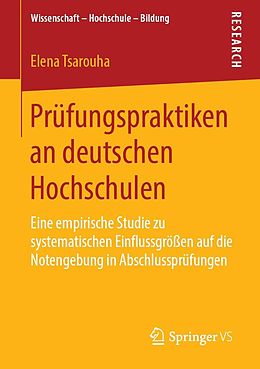 E-Book (pdf) Prüfungspraktiken an deutschen Hochschulen von Elena Tsarouha