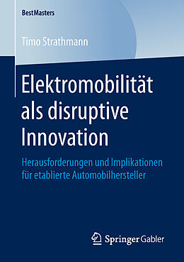 E-Book (pdf) Elektromobilität als disruptive Innovation von Timo Strathmann