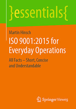 Couverture cartonnée ISO 9001:2015 for Everyday Operations de Martin Hinsch