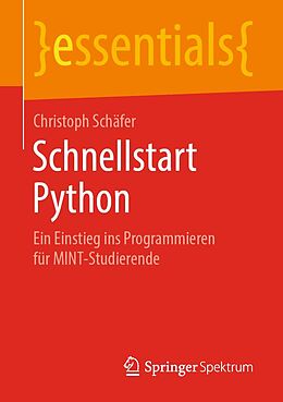 E-Book (pdf) Schnellstart Python von Christoph Schäfer