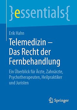 E-Book (pdf) Telemedizin  Das Recht der Fernbehandlung von Erik Hahn